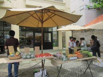 無農薬・無化学肥料の「ニコニコヤサイ」が７区「オーガニックマーケット」にて販売開始