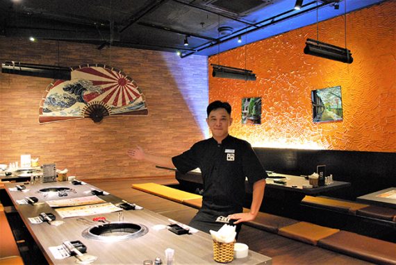 【ハノイ】日系焼肉「牛角」キムマー店／飲み放題付き宴会コースを提供
