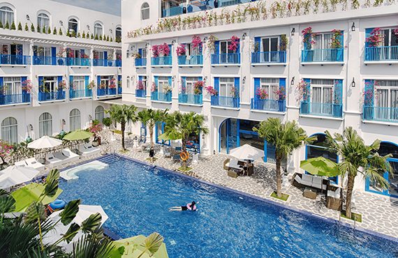 【ダナン】夏らしい開放的なリゾートホテル／6/30まで1室2泊360万VND／「ライズマウントプレミアリゾートダナン / Risemount Premier Resort Da Nang」