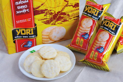 「亀田製菓」がベトナムで／米菓菓子「ヨリ」の販売を開始