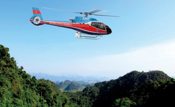 【ダナン】「ベトナムトラベルマート」／ヘリコプター遊覧観光開始