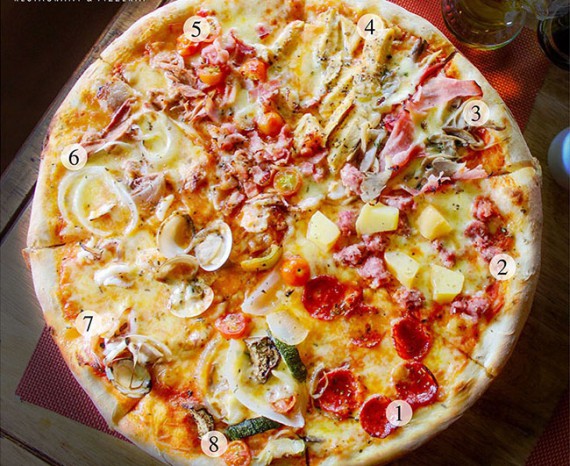 【ダナン】「リモンチェッロ」新メニュー／１枚のピザに8種類の味