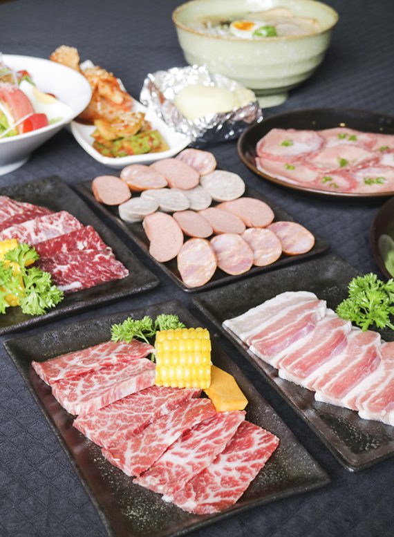 【ハノイ・食べ得セット】グループでわいわい 焼肉パーティー！ 肉類５品が味わえる 「心」の「セットB」 心［日本料理］