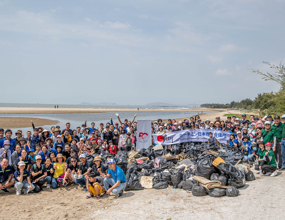 【JCCH】バリアブンタウ省にて海岸清掃を実施・2023年2月19日（日）