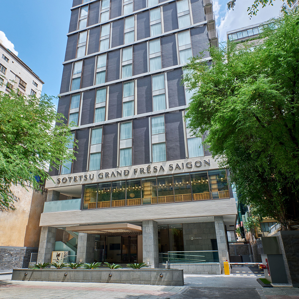 レタントン通り至近、「相鉄ホテルズ」のビジネスホテル「相鉄グランドフレッササイゴンホテル／Sotetsu Grand Fresa Saigon」