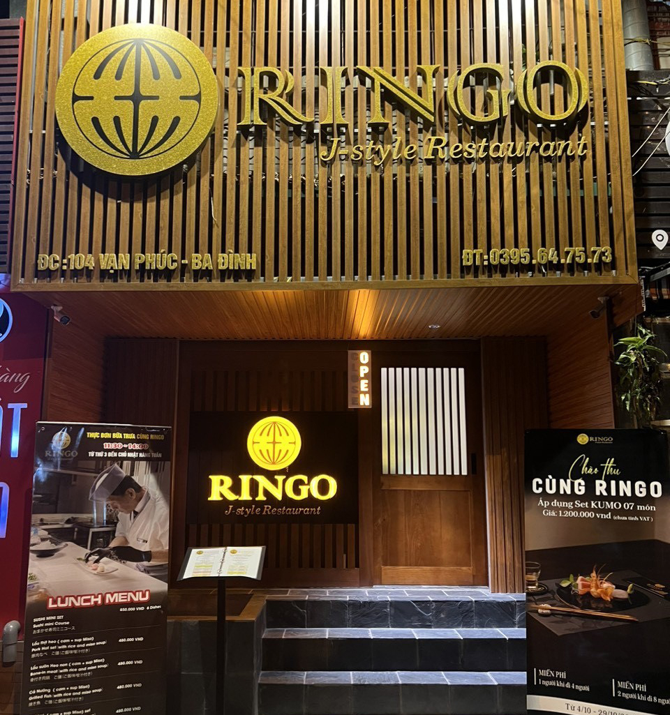 日本人職人によるランチ＆夜はおまかせコース「リンゴJスタイルレストラン／Ringo J-style restaurant」