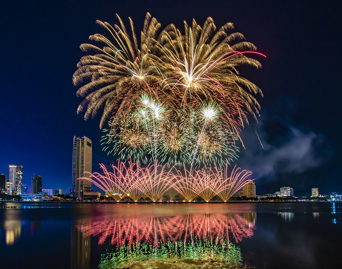 8ヶ国のチームが競演する空の華「ダナン国際花火大会2024／Danang International Fireworks Festival 2024」