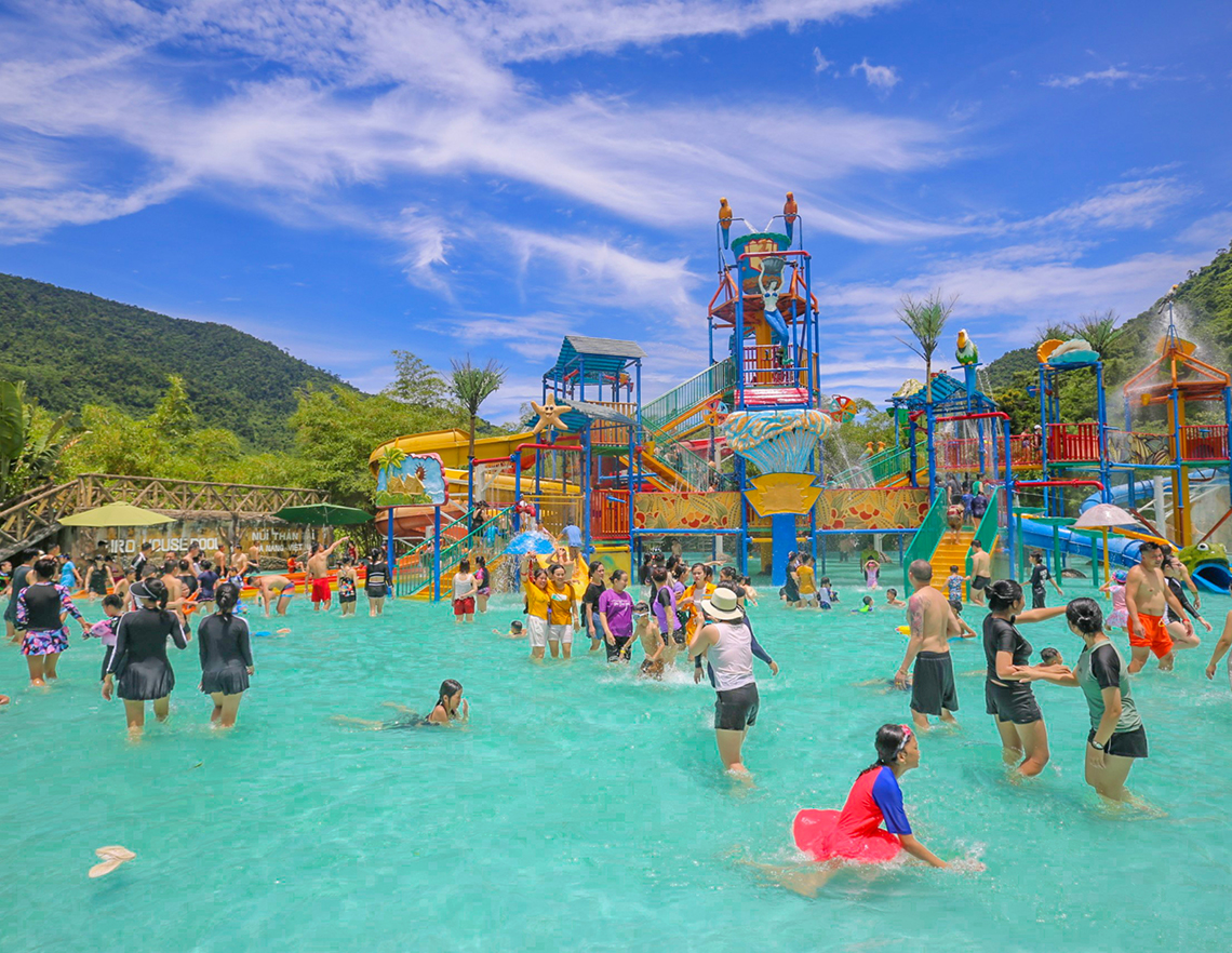 ダナン近郊の温泉公園、ウェブ予約で5%割引「ヌーイタンターイ温泉公園／Nui Than Tai Hot Springs Park」
