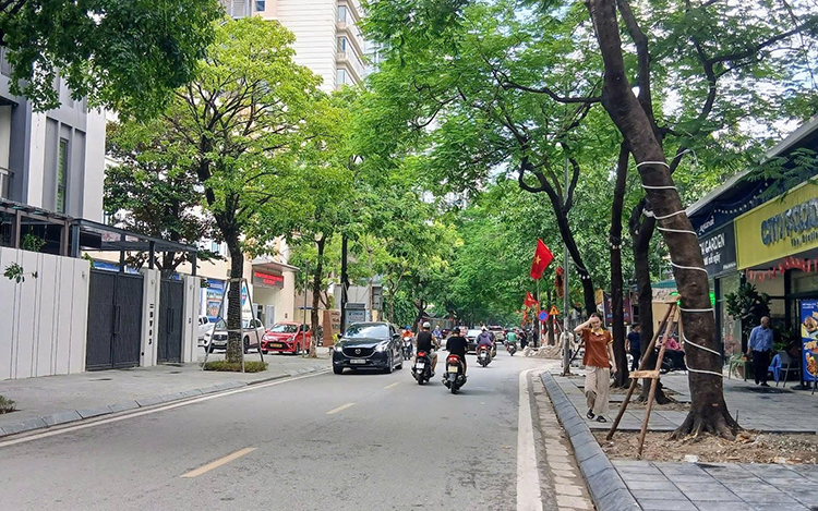 大学生が生活する居住区<br>グイニューコントゥム（Nguy Nhu Kon Tum）通り