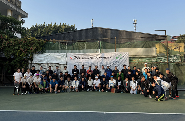 「第31回ハノイ日本人テニス大会」出場者を募集中