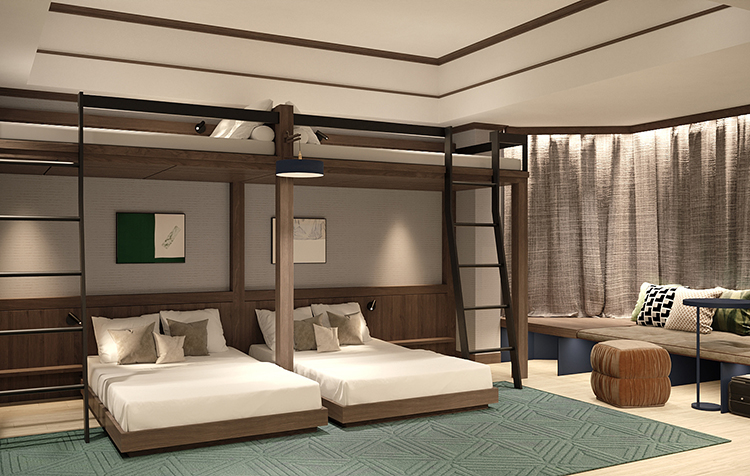 「ホテルデュパルクハノイ」 家族向けの４人部屋新登場