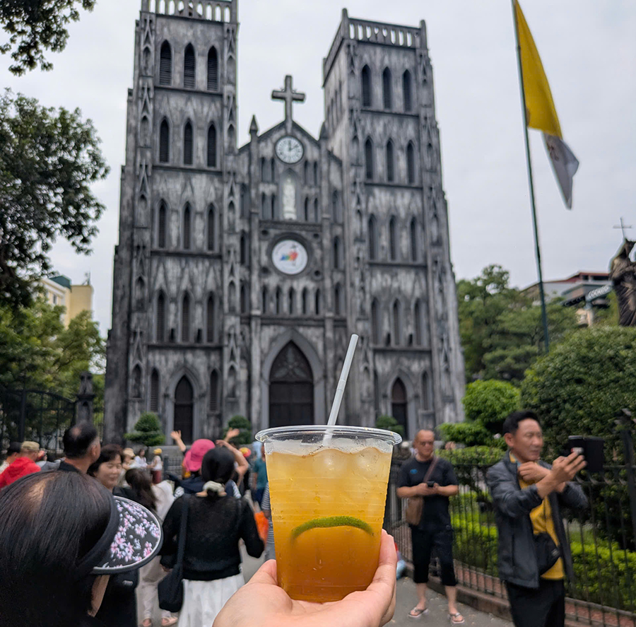 ハノイ大教会周辺の5万VNDグルメ