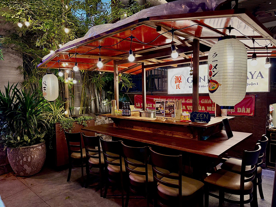 居酒屋「源氏」に 屋台スペースが新設