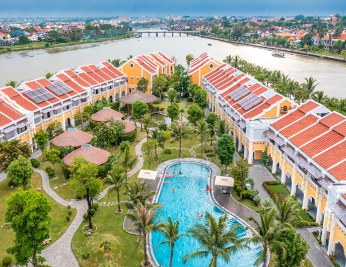 「ワールドトラベルアワード」受賞の施設にある ホアイ川中州のリバーフロントリゾート「ホイアンメモリーズリゾート＆スパ／Hoi An Memories Resort & Spa」