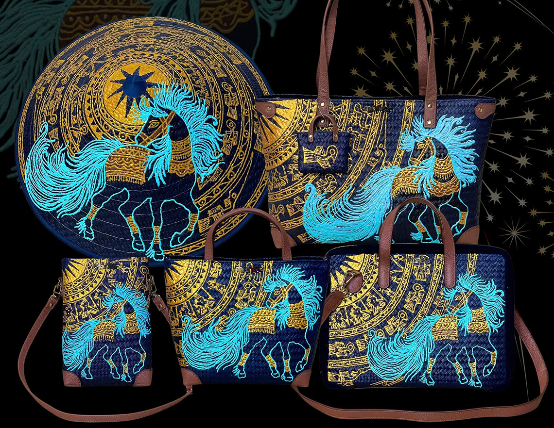 多年草アンペラで作った工芸品の新シリーズ「マリーズ／Maries」