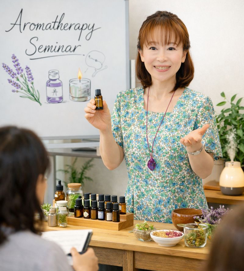 五感の中では、 香りは脳に直接届きますアロマセラピーを愛する会