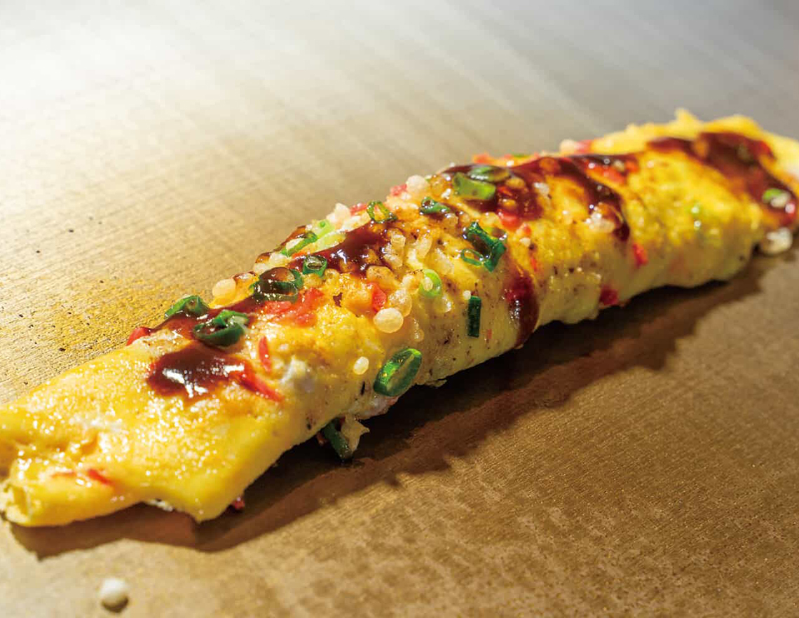 岸和田ローカルグルメ「かしみん焼き」を味わえる鉄板居酒屋「鉄板居酒屋ひでき／Teppan Izakaya Hideki」