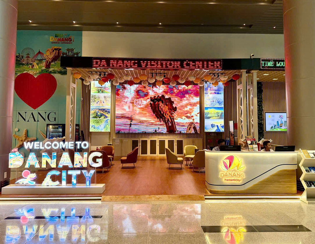 観光案内施設が空港カウンターをリニューアル「ダナンビジターセンター／Danang Visitor Center」