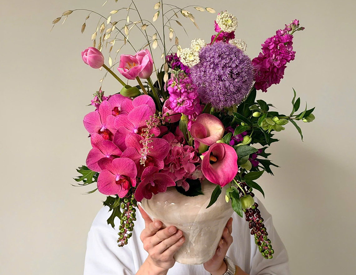 ヨーロッパ産の花も取り扱うフラワーショップ「メタフォール／Métaphore」