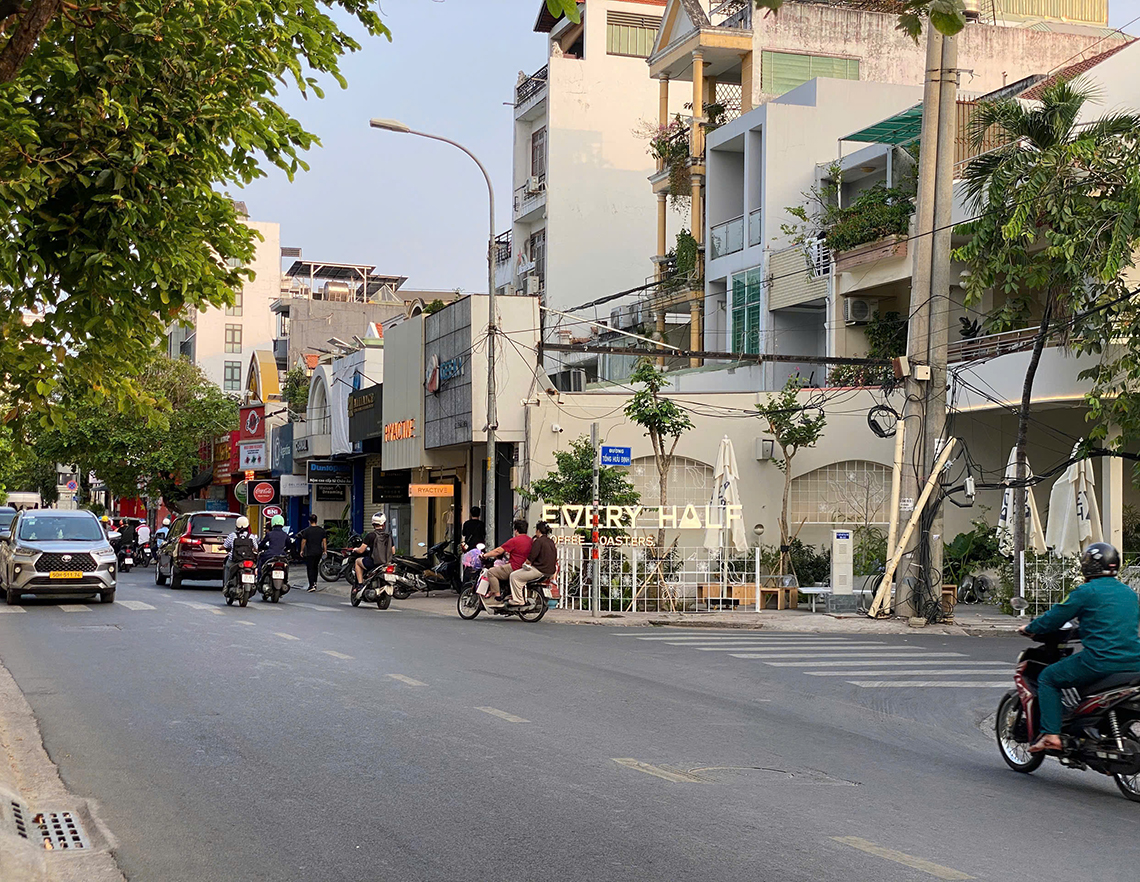 かつての田園が外国人街に変貌「タオディエン （Thao Dien）通り」