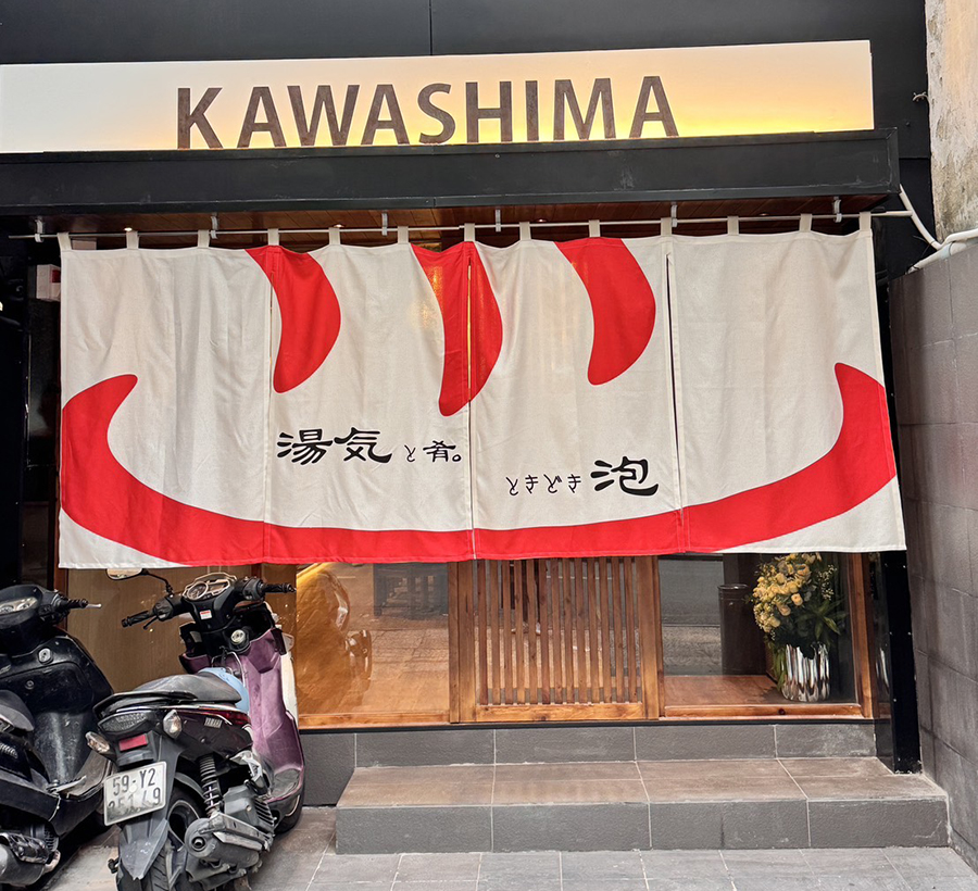 「川島商店」の2号店で、和牛・牡蠣・ブリのしゃぶしゃぶ